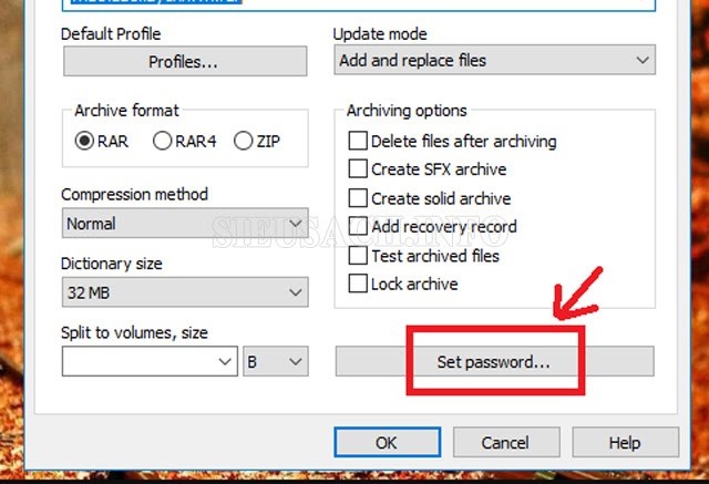 Tạo mật khẩu cho file, folder