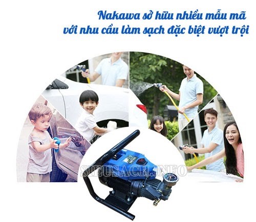 Các model rửa xe Nakawa được ứng dụng trong nhiều lĩnh vực của đời sống