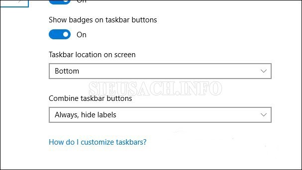 Điều chỉnh vị trí thanh Taskbar thật đơn giản