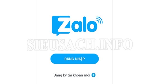 Đăng nhập lại Zalo tới mật khẩu mới