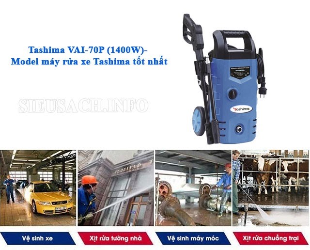 Tashima VAI-70P (1400W) có nhiều công dụng rất hữu ích